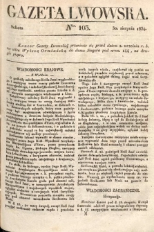 Gazeta Lwowska. 1834, nr 103