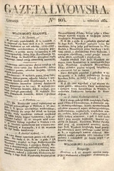 Gazeta Lwowska. 1834, nr 105