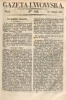 Gazeta Lwowska. 1834, nr 113