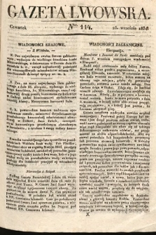 Gazeta Lwowska. 1834, nr 114