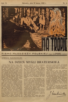Na Tropie : pismo młodzieży polskiej. R.6, 1933, nr 4