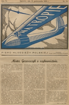 Na Tropie : pismo młodzieży polskiej. R.6, 1933, nr 16