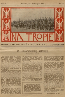 Na Tropie : pismo młodzieży polskiej. R.6, 1933, nr 17