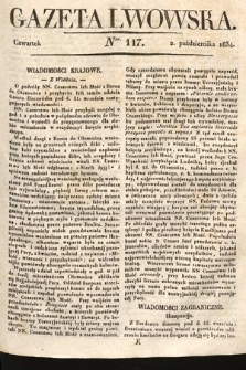 Gazeta Lwowska. 1834, nr 117
