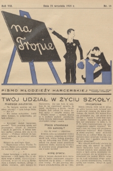 Na Tropie : pismo młodzieży harcerskiej. R.8, 1935, nr 15