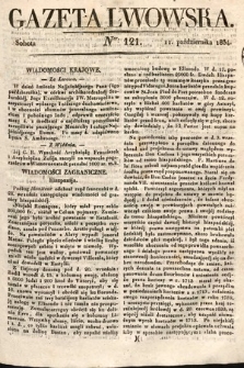 Gazeta Lwowska. 1834, nr 121