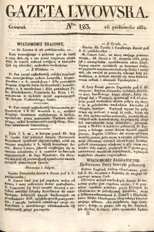Gazeta Lwowska. 1834, nr 123