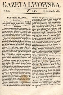 Gazeta Lwowska. 1834, nr 124