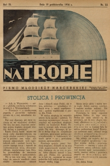 Na Tropie : pismo młodzieży harcerskiej. R.9, 1936, nr 15