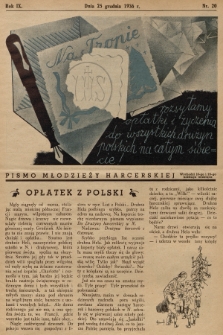 Na Tropie : pismo młodzieży harcerskiej. R.9, 1936, nr 20