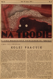 Na Tropie : pismo młodzieży harcerskiej. R.10, 1937, nr 5