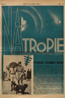 Na Tropie : pismo młodzieży harcerskiej. R.10, 1937, nr 13