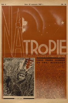 Na Tropie : pismo młodzieży harcerskiej. R.10, 1937, nr 14