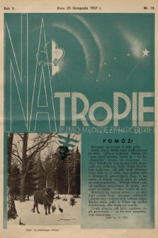 Na Tropie : pismo młodzieży harcerskiej. R.10, 1937, nr 18