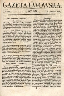 Gazeta Lwowska. 1834, nr 131