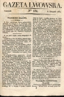 Gazeta Lwowska. 1834, nr 132