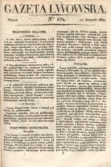 Gazeta Lwowska. 1834, nr 134