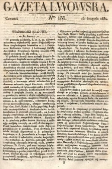 Gazeta Lwowska. 1834, nr 135