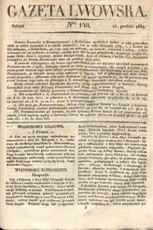 Gazeta Lwowska. 1834, nr 148