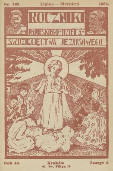 Roczniki Papieskiego Dzieła Św. Dziecięctwa Jezusowego. R.48, nr 4 (1932)