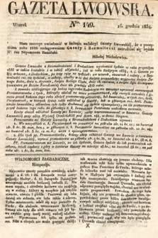 Gazeta Lwowska. 1834, nr 149