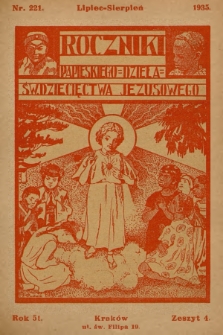 Roczniki Papieskiego Dzieła Św. Dziecięctwa Jezusowego. R.51, nr 4 (1935)