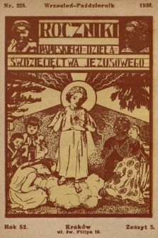 Roczniki Papieskiego Dzieła Św. Dziecięctwa Jezusowego. R.52, nr 5 (1936)
