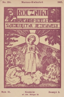 Roczniki Papieskiego Dzieła Św. Dziecięctwa Jezusowego. R.53, nr 2 (1937)