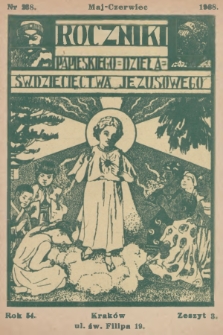 Roczniki Papieskiego Dzieła Św. Dziecięctwa Jezusowego. R.54, nr 3 (1938)