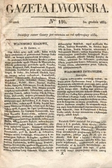 Gazeta Lwowska. 1834, nr 154