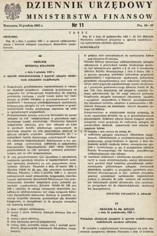Dziennik Urzędowy Ministerstwa Finansów. 1963, nr 11