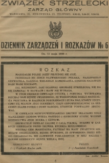 Dziennik Zarządzeń i Rozkazów. 1935, № 6