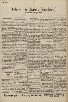 Gazeta Narodowa. 1899, nr 44