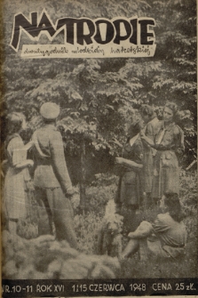 Na Tropie : dwutygodnik młodzieży harcerskiej. R.16, 1948, nr 10-11