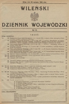 Wileński Dziennik Wojewódzki. 1929, nr 6