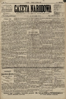 Gazeta Narodowa. 1899, nr 71