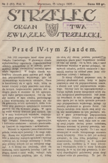 Strzelec : organ T-wa Związek Strzelecki. R.5, 1925, № 3