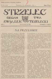 Strzelec : organ T-wa Związek Strzelecki. R.5, 1925, № 26