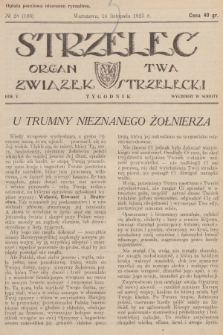 Strzelec : organ T-wa Związek Strzelecki. R.5, 1925, № 28