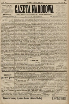 Gazeta Narodowa. 1899, nr 74