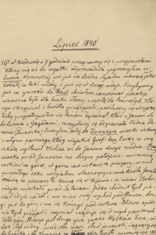 Dziennik podróży ze Lwowa do Krakowa, 19 VII – 2 VIII 1840