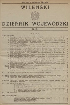 Wileński Dziennik Wojewódzki. 1929, nr 10