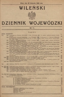 Wileński Dziennik Wojewódzki. 1929, nr 11
