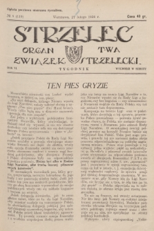 Strzelec : organ T-wa Związek Strzelecki. R.6, 1926, № 8