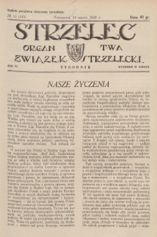 Strzelec : organ T-wa Związek Strzelecki. R.6, 1926, № 10
