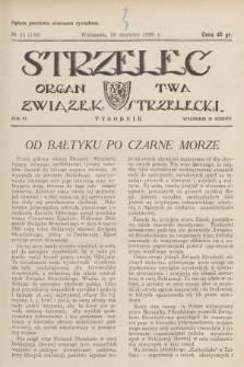Strzelec : organ T-wa Związek Strzelecki. R.6, 1926, № 25