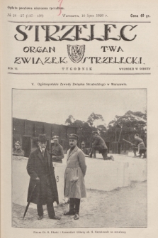 Strzelec : organ T-wa Związek Strzelecki. R.6, 1926, № 26-27