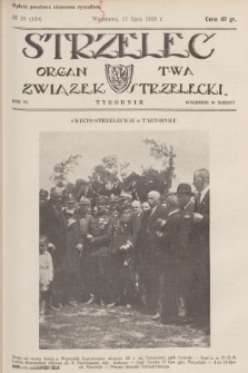 Strzelec : organ T-wa Związek Strzelecki. R.6, 1926, № 28