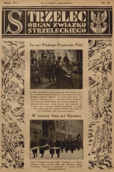 Strzelec : organ Towarzystwa Związek Strzelecki. R.12, 1932, nr 8