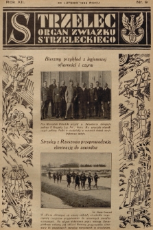 Strzelec : organ Towarzystwa Związek Strzelecki. R.12, 1932, nr 9